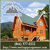 Pigeon Forge Cabin Rentals - Sterling Springs Resort